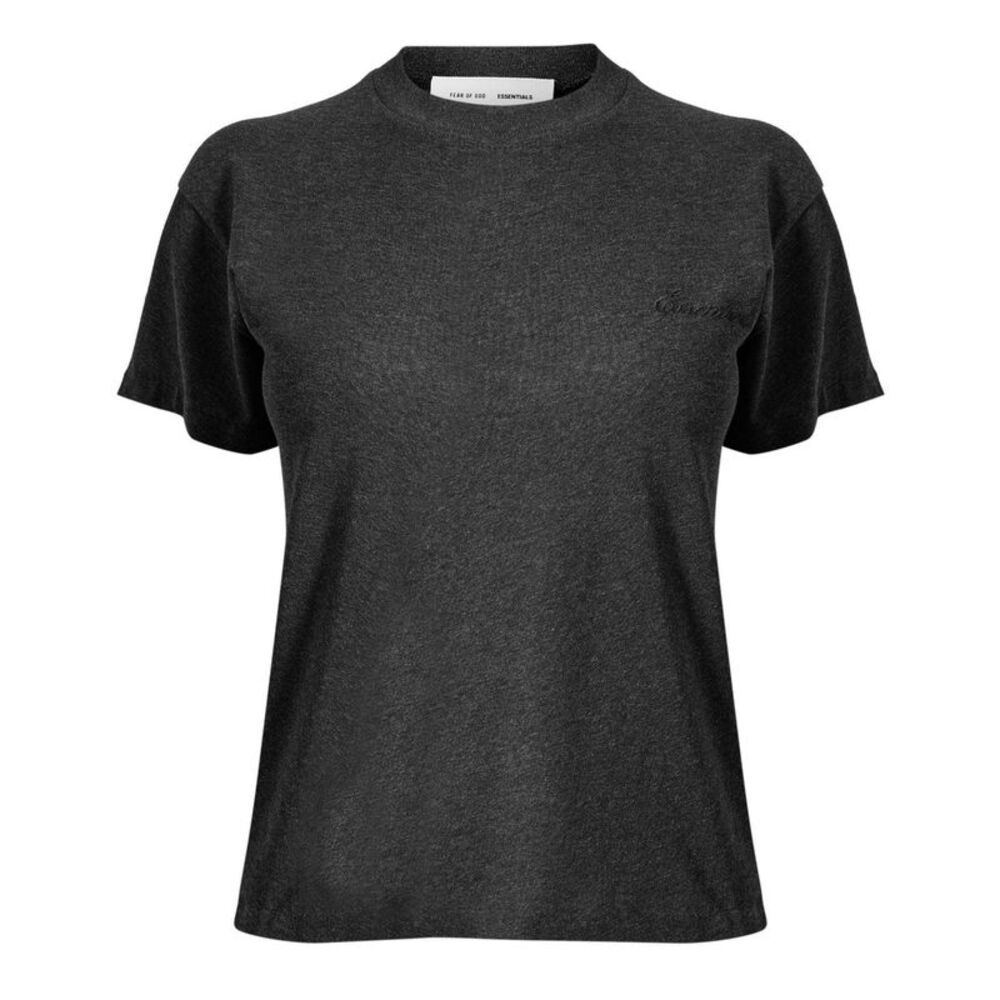 Fear Of God Essentials Womens/Ladies Oversized T-Shirt / Vintage Black
